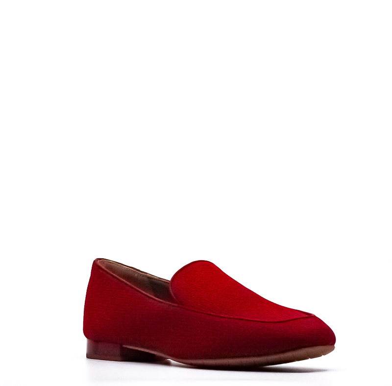 Donald Pliner | Honey Nubuck Loafers | Red | Size 5